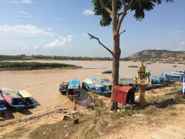 上から見た全景です。このときにはトゥクトゥクのタクシーの営業が<br />うるさくて仕方がなかったのですが、ここは歩いて移動できませんので<br />とりあえずトゥクトゥクと交渉して移動することにしました。