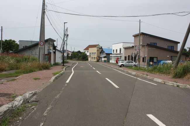 行先サボ  羽幌線 深川 － 小平 北海道旅行記2015年夏（29）羽幌線廃線跡巡り・羽幌編
