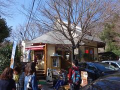 桜のつぎはソフトクリームです。花より団子。