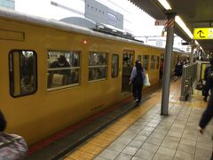 姫路城なんか撮っている余裕なく、8:01にイエローボディ総武線仕様の「各停くん」が2区をスタート。雨も上がりました。

こちらも、3区中継点・岡山までの88.6kmを1時間28分で予定通りの完走。
(往路はこの姫路-岡山区間が電車一番混んでいました。何とか座れましたが)