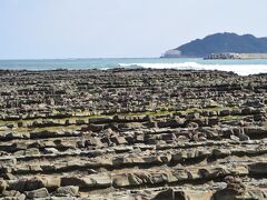 １日目は、青島観光→サンメッセ日南→鵜戸神宮を巡る一人旅をすることに決めました。
レンタカーを借りて青島に向かいました。
広々とした道路で運転しやすく安心しました。
また空港から青島は思った以上にアクセスがよかったです。

車を駐車場に止めて、青島へと渡ります。
まずは鬼の洗濯板！
とても迫力がある不思議な地形です。
確かに、巨大すぎる洗濯板のよう。