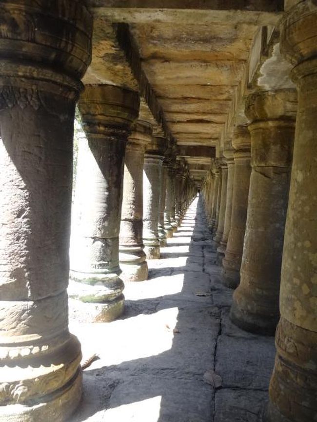 前の写真の長い歩道の下はこうなっている。芸が細かい。