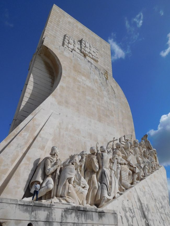 発見のモニュメント<br />ジェロニモス修道院からはすぐ前に見えているのに、地下道を歩いたりで思ったより時間がかかりました。