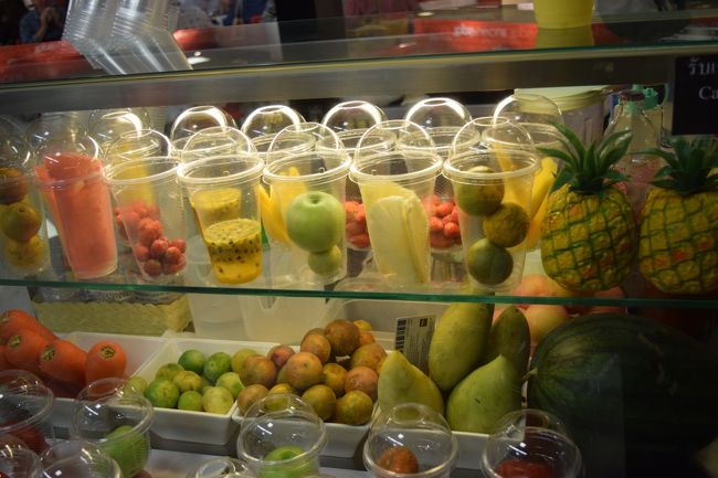 ２５バーツのフレッシュジュース