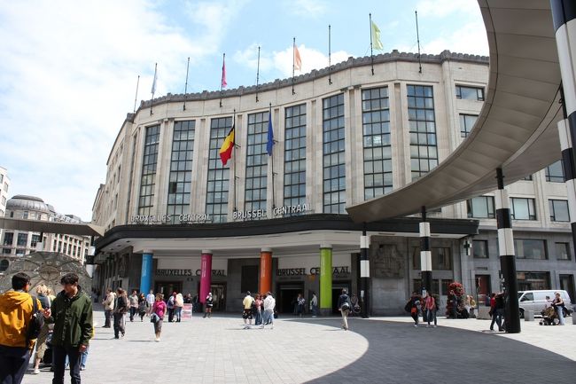 13:00 ブリュッセル・セントラル駅