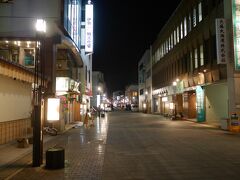 戻ってきて、夜の外宮参道。