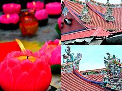 Kuan Im Teng(廣福宮/觀音寺)

装飾の美しい屋根。朝、祈りを捧げる人でいっぱいだった。