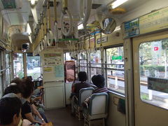 都電荒川線の車内の様子