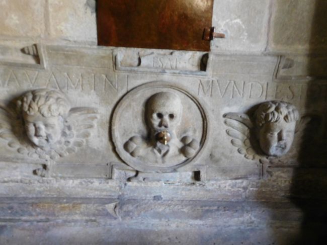 サン・ゴンサーロ教会の中にあった、ちょっとおもしろい水道