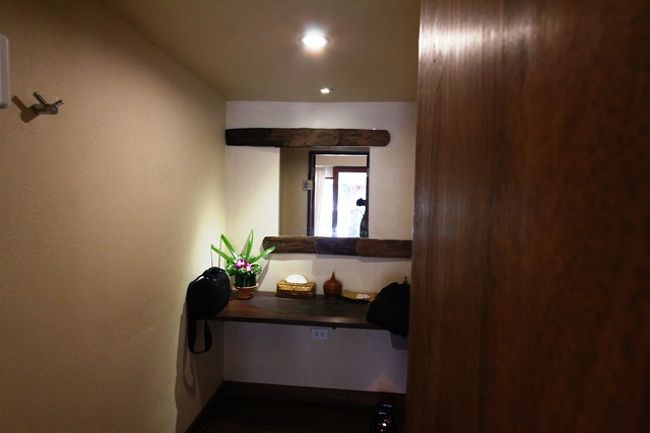 着替えルーム<br />既にアロマの香りに酔ってますな