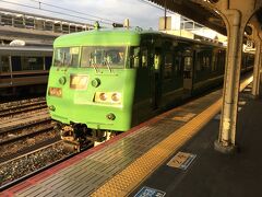 人生初の湖西線で近江今津まで。