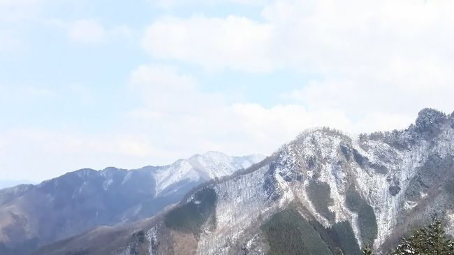 遥拝殿からみた景色<br />遠くに奥宮神社があるのです。