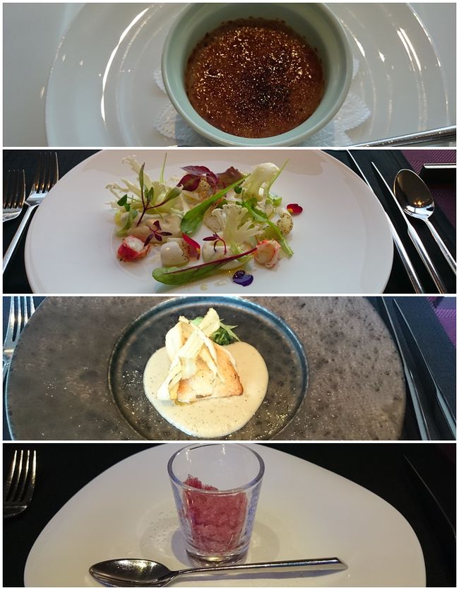 こちらはご年配のかたも安心♪お箸でもいただけるフレンチ。<br /><br />魚料理のゴボウのソースが目新しくて美味しかった<br /><br />食レポが苦手な私。美味しいとしか言えない（苦）ボキャブラリーに乏しい<br /><br />スタッフはかしこまってないけど上品な振る舞いと言葉遣いや気配り。<br />お料理をサーブされるタイミングも絶妙。<br /><br />