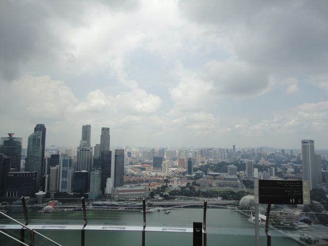 バーカウンターからの眺めです。<br /><br />この先に柵があると思いますが、そちらへ向かうには２３ドル払わなくてはいけない場所になります。<br />↑２３ドルってしつこいですね。すいません(笑)<br />