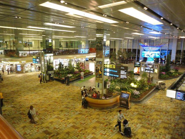 窓側を案内してくれたところ、窓の先は制限区域でした！