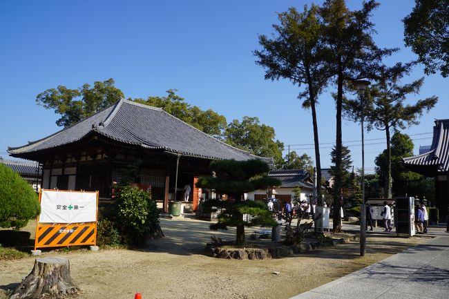 長宗我部氏の戦いで被害を受けますが、現在の本堂や仁王門はその難を逃れたもの。<br />これに関連しては逸話が伝わっていて。。<br />長宗我部軍が本堂に侵入の際、住職を刃にかけたところ脇仏の阿弥陀如来の右手から血が流れ落ち、これに驚いた軍勢が退去したため本堂は兵火を免れたといわれます。この仏は「太刀受けの弥陀」