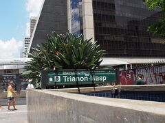 【休日のパウリスタ大通り】

この公園の前には『Trinon-MASP』という地下鉄の駅があります。ＭＡＳＰとはサンパウロ美術館の略称です。

Museu de Artes de São Pauloを略してMASP（マスピ）という愛称で呼ばれています。