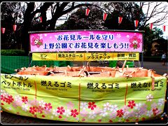 『お花見ルールを守り、上野公園でお花見を楽しもう！！』

こういう時代なんで、英語＋少なくとも中国語の併記は、必要じゃない？