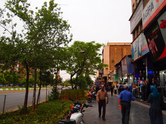 帰りは徒歩で♪<br />3kmくらい？じゅうぶん徒歩圏だったわ。<br /><br />宿に戻ってディナー食べて、今日も昨日のバーで出発までまったり。<br />これでイランともお別れなんだなあ。<br /><br />イラン、「ここまで取って置いた感」が強くハードル上がってたからか特別な感動は無かったかな（マシュハド以外）。出会った欧米人たちも同じようなこと言ってる人が多かった。やっぱ私にはアラブの方が合うのかも。<br />でも、もちろん素敵な国！！