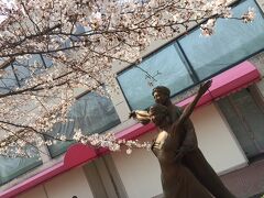 清荒神から歩いて２０分くらいで宝塚大劇場に着きました。
花のみちは桜が咲いていて、いつにも増してきれいでした。