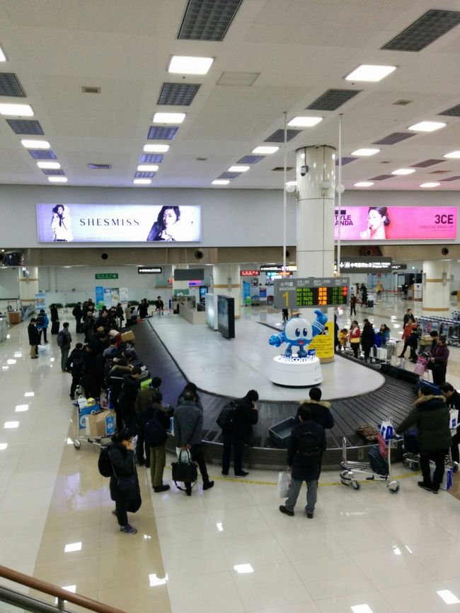 初めての金浦空港ですがバッケージクレームもわかりやすいです。