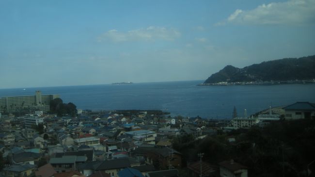 海が見えた〜。