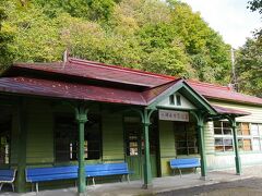 旧駅舎。とりあえず神居古潭の観光を終えた。
次は芦別市の新城峠へ。