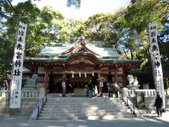 温泉を出て、話題のパワースポット「来宮神社」にやって来ました。