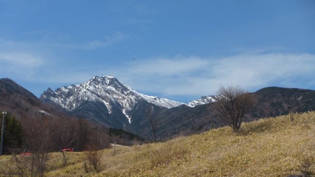 清里高原のスキー場・サンメドウズ清里スキー場清里というところに着きました。<br />これが八ヶ岳？
