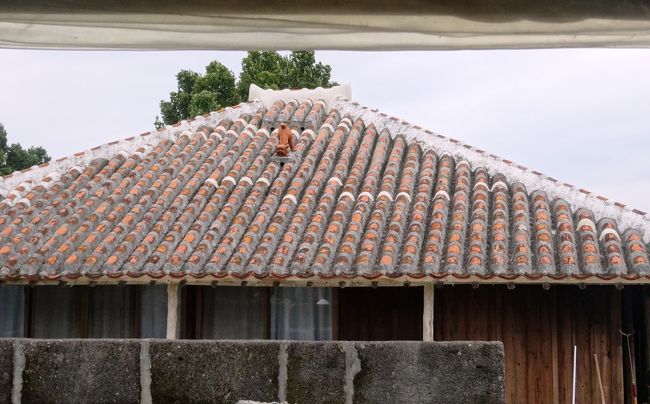 シーサーが見えます