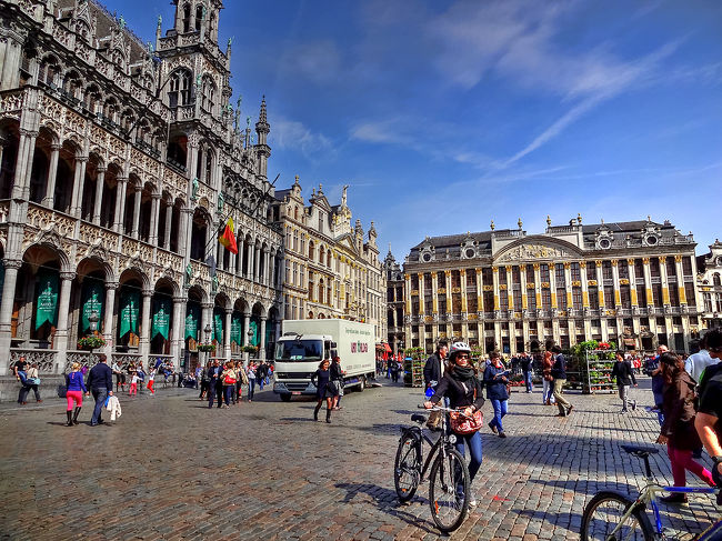 ブリュッセル観光の中心、世界遺産の大広場「グラン・プラス」。<br /><br />＜グランプラス＞<br />https://www.youtube.com/watch?v=DdsIc7XYmAQ