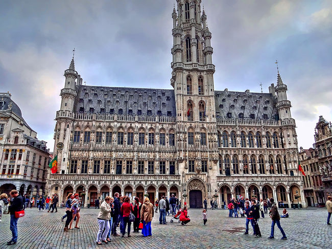 21時前、見納めにまたグラン・プラスに来ました。