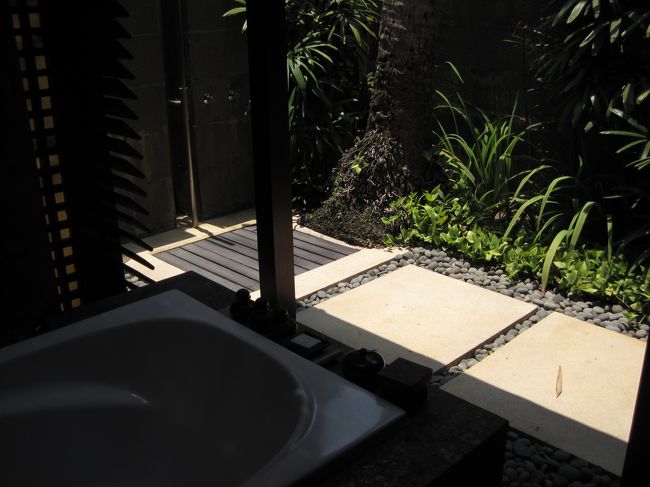 バスタブのギリギリまで日差しが来る<br />計算された造りです<br />地味に関心しました