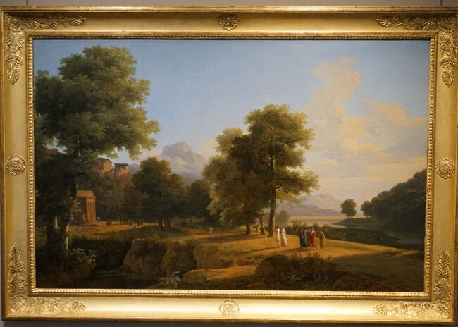 ジャン=ヴィクトール・ベルタン「ギリシアの風景」1812年<br />