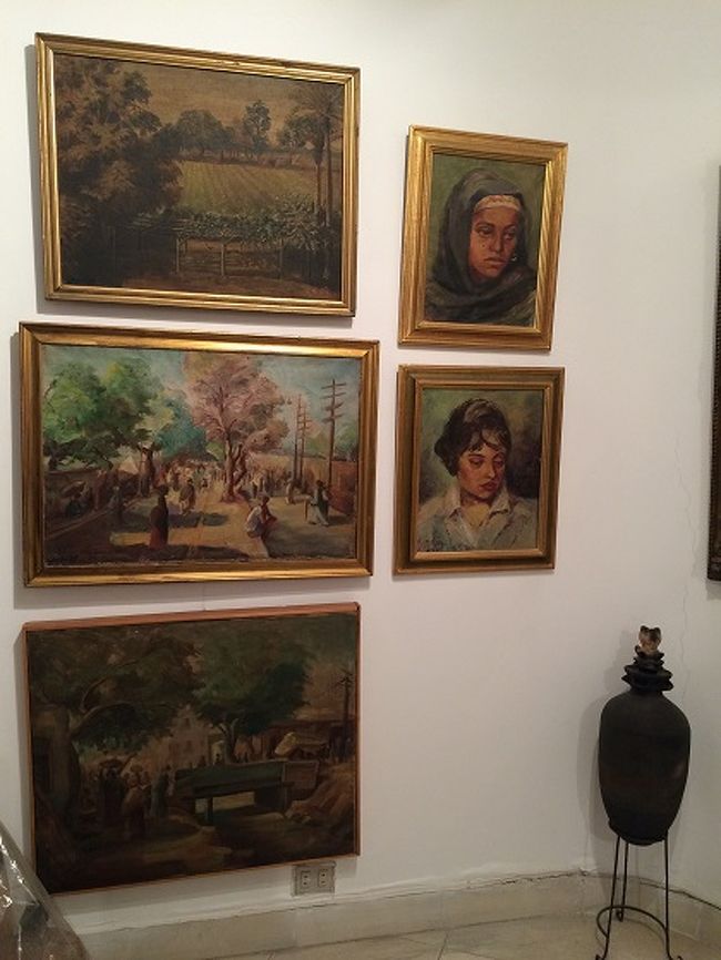 博物館には少しですが絵画も展示されていました。