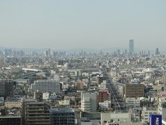 あべのハルカスが見えます。