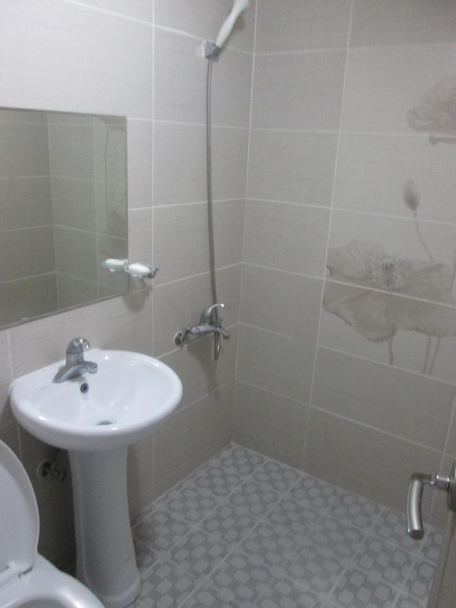 ジェームスブルーホステル浴室、シャワーのみです