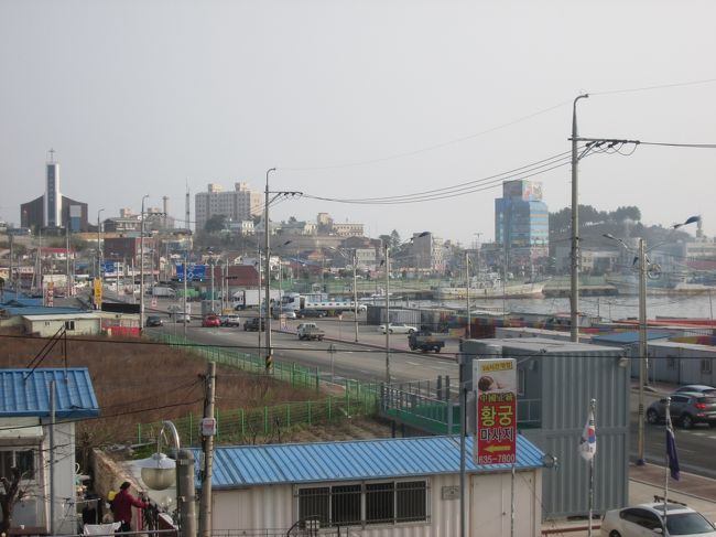 ジェームスブルーホステルから北側を眺めました