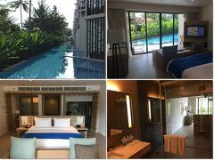 今回の旅の最後と言ってもいいホテルは「Holiday Inn Resort Phuket Mai Khao Beach」。空港に近いホテルということと、ポイントを利用して泊まれるホテルであったためチョイスしました。そしたら、なんとまぁ、今掃除している部屋があって、30分待ってくれたら、そのお部屋にアップグレードしますよって言うから、ええ、待ちますとも、待ちますとも。で、なんとプールアクセスって言うんですか、こんな部屋になりました。すごい！でも、なんか、これってプールに入るとお隣さんとこんにちは状態なんですよね。だから基本プライバシー、ないですね。イヤな人は嫌かも。
