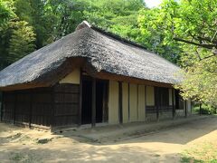 旧永井家住宅。江戸時代の古民家を移築したもの。