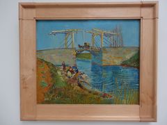 「 洗濯する婦人とアルルのはね橋 」　フィンセント ・ ファン ・ ゴッホ 作