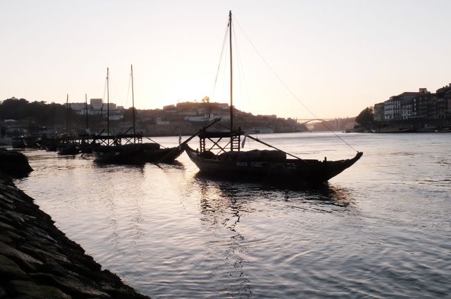 ドウロ川の夕景。