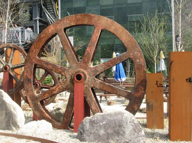 雪岳山小公園、ロープウェイ（ケーブルカー）乗場にありました