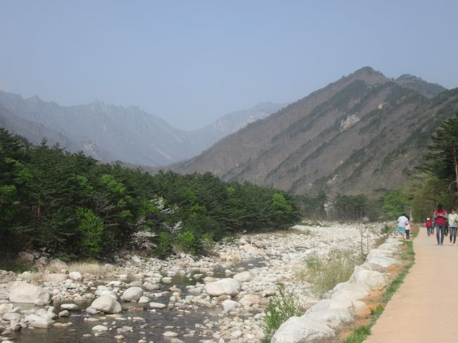 雪岳山小公園の風景