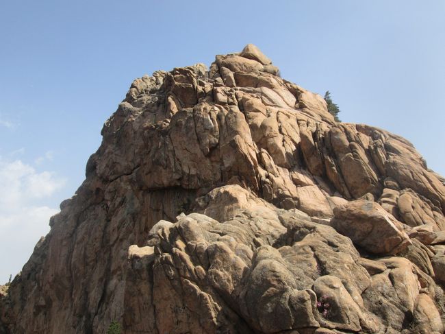 雪岳山権金城の頂上