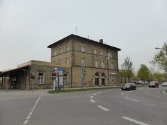 スーツケースを転がしながら、ローテンブルク駅に到着。