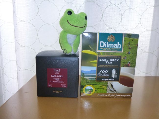 お土産たち<br /><br />・紅茶アールグレー　Dammann Freres（ヴォージュ広場）<br />・紅茶アールグレー　Dilmah 