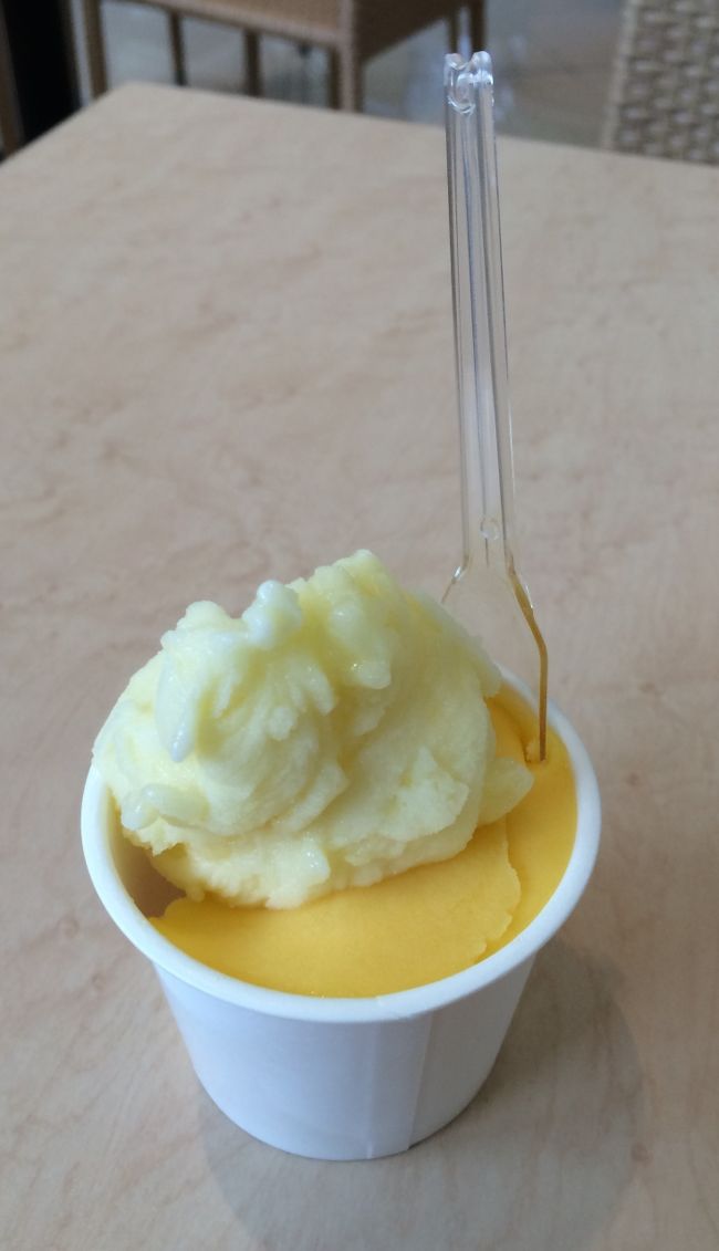 お土産を購入したのちに時間があるので、初日と同様「ミルミル本舗」でアイスを。<br /><br />ここのマンゴーアイスは美味しいですね。<br />