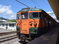 さらに新前橋駅で乗り換えて３０分ちょい。
沼田駅に到着しました。

昨日から１１５系ばかりですが、この乗り心地、モーター音、今のうちですかね？
