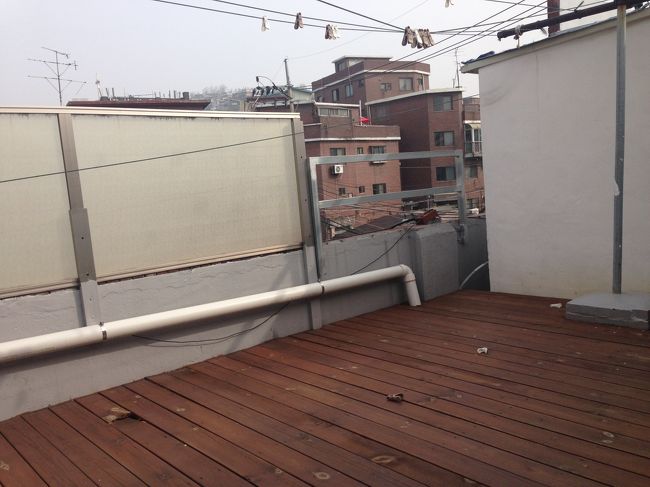 洗濯物をほすスペースもあります